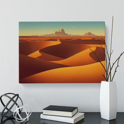 Golden Sand Desert Vol.1 - Wrapped Canvas