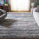 Tapis ivoire / bleu marine Audriauna