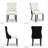 Velvet Dining Chair Set, High-End Tufted Upholstery With Nailhead Trim Back Pull Tab And Solid Wood Legs Dining Chairs -193687489