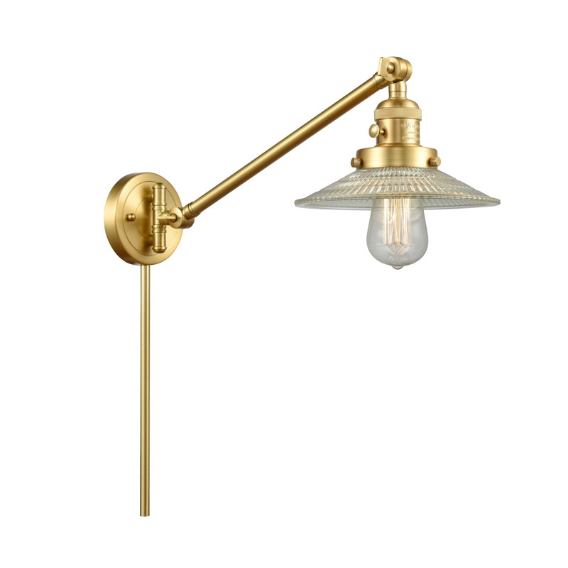 Katalina Swing Arm Sconce, Satin Gold
