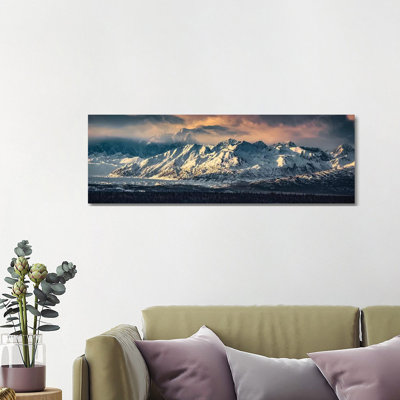 Votre majesté - Denali, Alaska - Giclée sur toile tendue avec châssis
