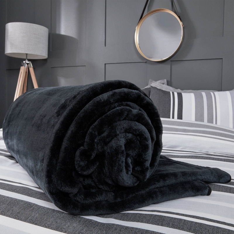 Moonika Blanket, 200 W x 240cm L, Duck Egg