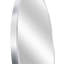 39 Inch Silver Metal Framed Round Bathrrom Mirror For Wall.-473743757