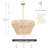 Idylwood 5 - Light Dimmable Tiered Chandelier-1433669782