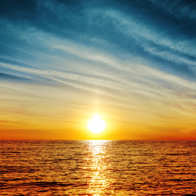 Sunset Over Water