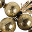 Perles de verre décoratives Coolidge avec accent métallique et pampille en cuir pour la décoration intérieure - Guirlande élégante pour la décoration de table, de tablette et de salon - Or-218306874