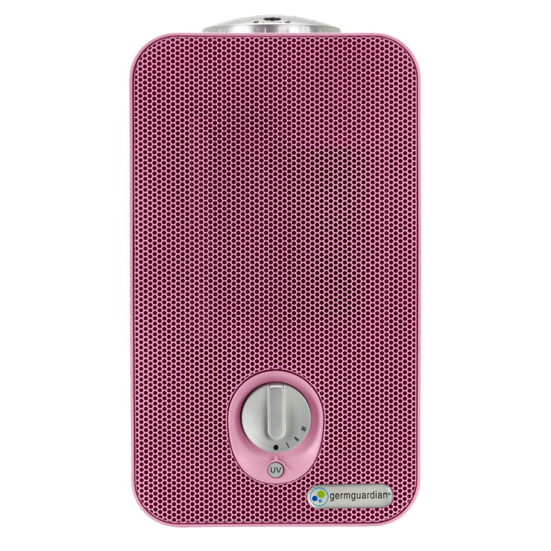 Purificateur d'air ambiant HEPA avec assainisseur UV, Rose