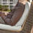 5 Pieces Wicker Outdoor Sofa Chair with Ottoman Footrest and Table, No Assembly, Stackable