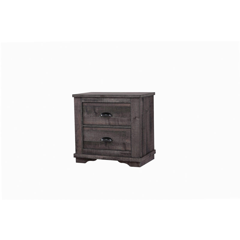 Table de chevet contemporaine à 2 tiroirs 1pc