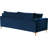 Naomi 81.5" Velvet Square Arm Sofa-890174158