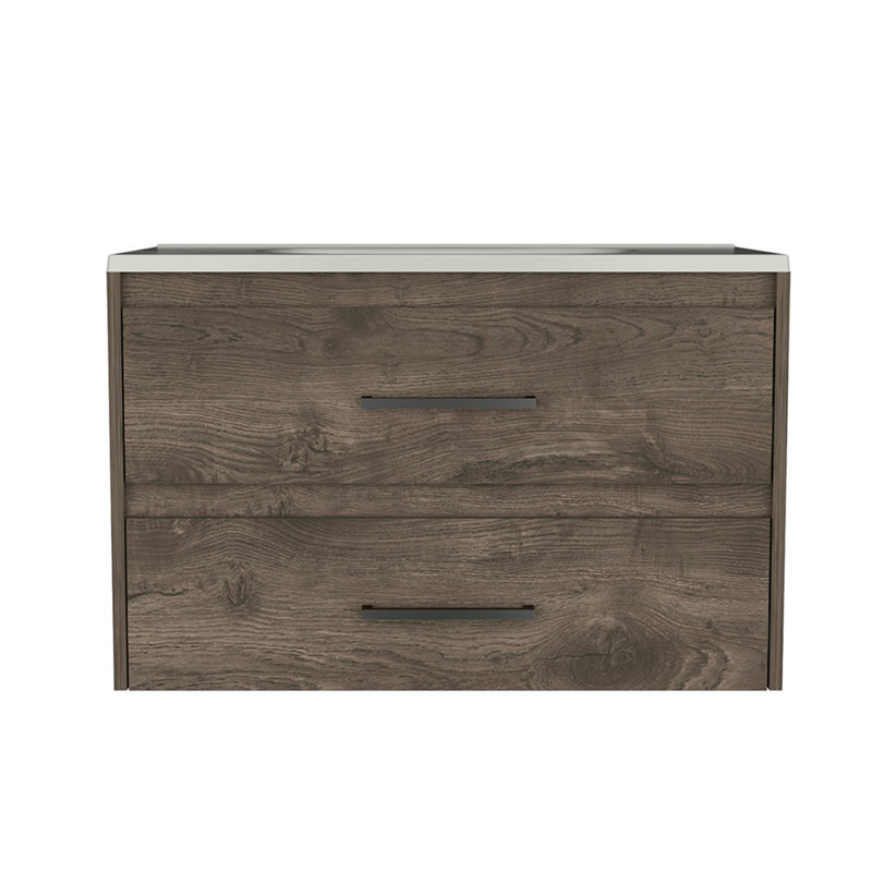 Meuble-lavabo mural, salle de bain (SANS ROBINET INCLUS)