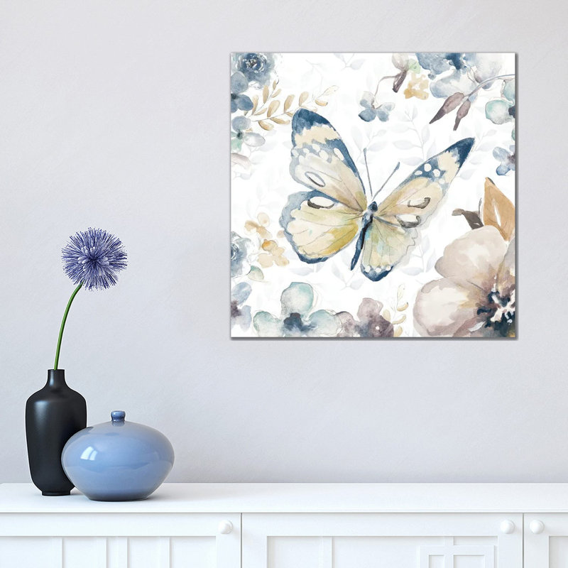Butterfly Beauty II by Patricia Pinto - Wrapped Canvas Gallery-Wrapped Canvas Giclée, 45.72 cm H x 45.72 cm W x 3.175 cm D