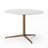 Round Marble Top Metal Base Dining Table