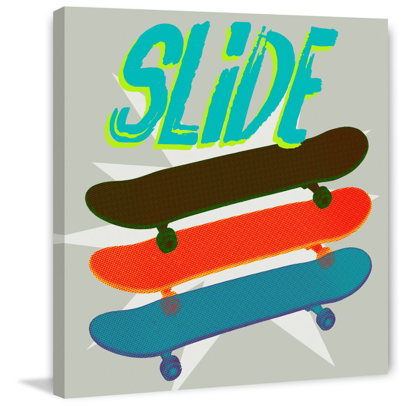 Leola Leola SK8R II - Print on Canvas, 45cm H x 45cm W