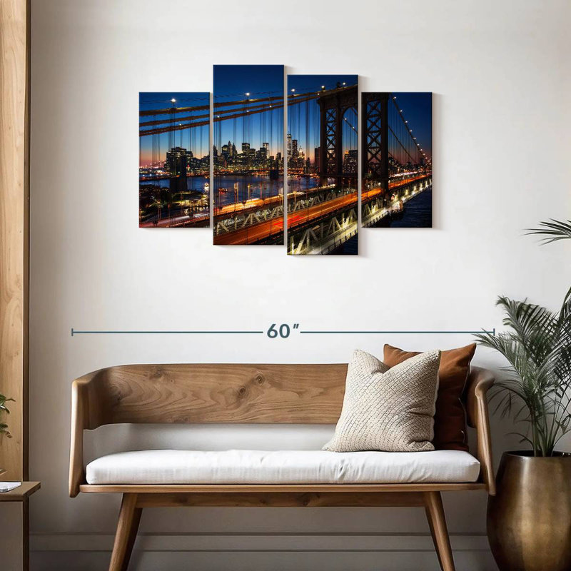 Lilie, pont historique de Brooklyn, H 27 po x l 43 po