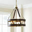 Lustree tambour 4 lumières Oceanport