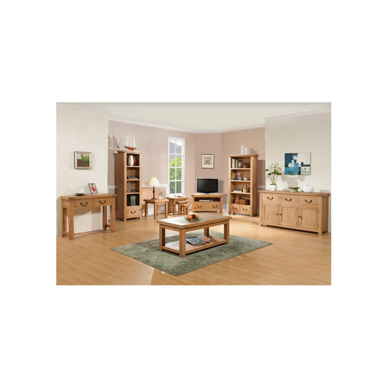 Thornbury Four Leg Coffee Table with Storage, H45 x L53 x W91.5cm
