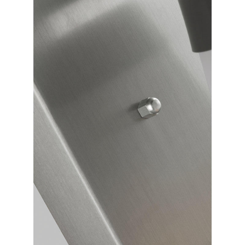 Grande lanterne murale d'extérieur à une lumière Renville de Génération Éclairage , Noir, H 10,25 po x l 7 po x P 7 po, Non