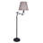 Tiniya 1 Light Floor Lamp With Oil Rubbed Bronze Finish And Cream Shade