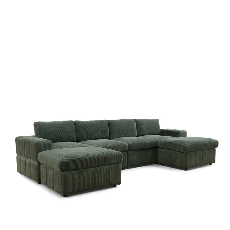 Arinola 132'' Corduroy Sofa