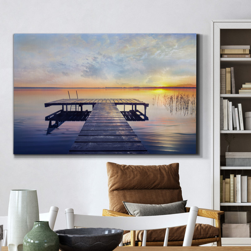 Evening Calm - Reproduction de photo sur toile tendue, H 60 po x l 40 po x P 1 po