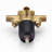 Sumerain Rainfall Shower Faucet with Pressure Balance Valve, Wall Mount Shower Only Faucet with CEE List-65082721