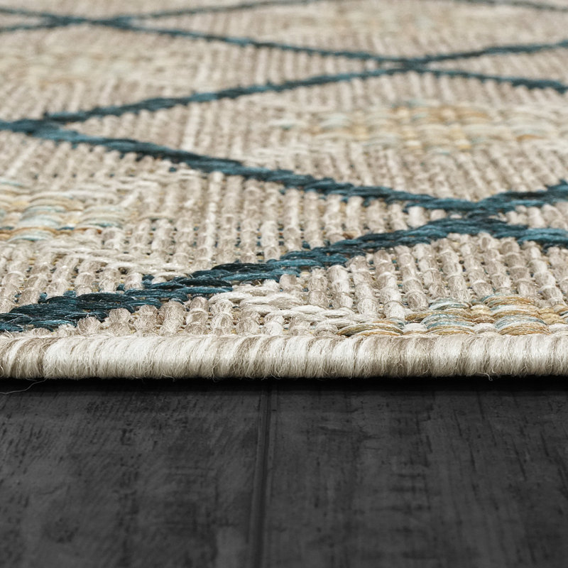 Tapis intérieur / extérieur en polypropylène Joryn, Tapis de couloir 2 pi 2 po x 7 pi 3 po