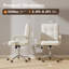 Chaise de bureau à domicile, chaise de bureau d'ordinateur pivotante avec roulettes et accoudoirs, hauteur réglable et inclinable-1153769884