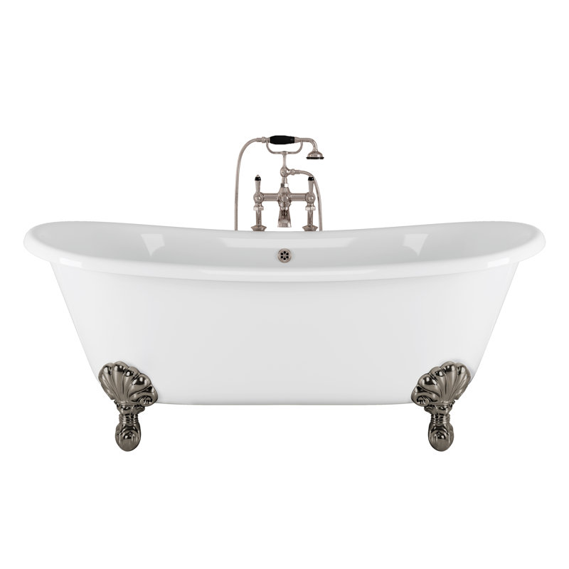 Admiral 172 Eagle Bathtub, Polished Aluminum