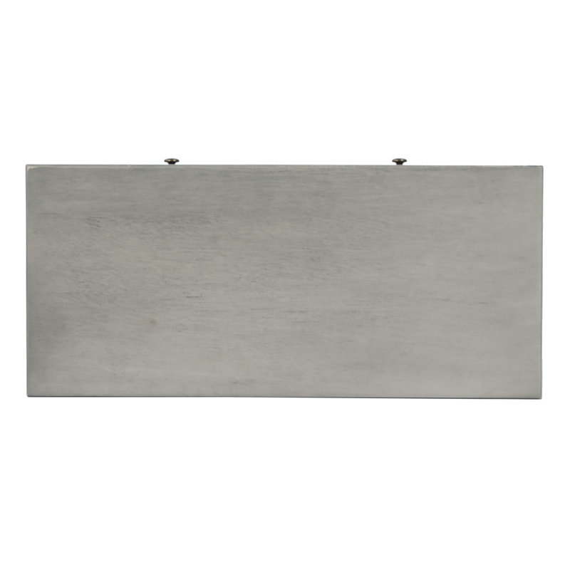 Imperial Console 2 Drawer Accent Cabinet, Gray