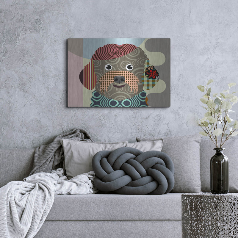 "Bichon frisé" par Lanre Adefioyue, H 24 po x l 36 po