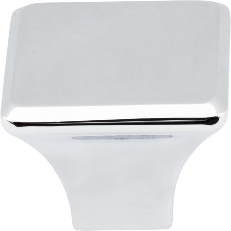 Marlo Square Knob, Polished Chrome, 1 1/4″