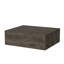 Table de chevet flottante avec rangement Barcelona - Brun foncé Barcelona-854096203