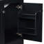 Meuble-lavabo noir 30 po avec lavabo simple-960873351