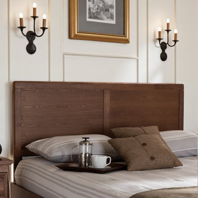 Drucill Solid Wood Panel Headboard