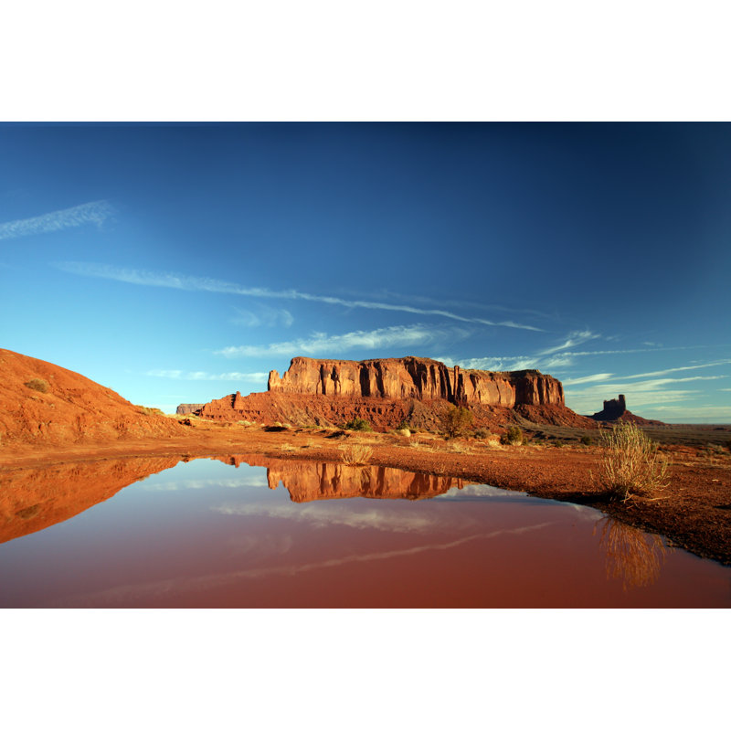 Mahfuj Monument Valley 1 Piece Wrapped Canvas Wall Art, 81cm H x 122cm W x 3.8cm D