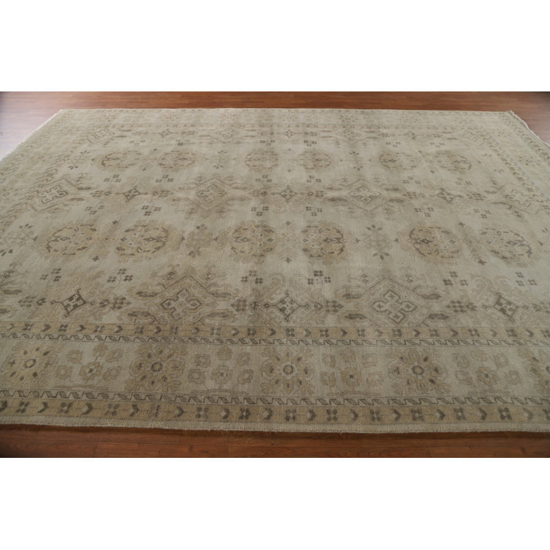 Tapis oriental fait à la main Oushak 9 x 12