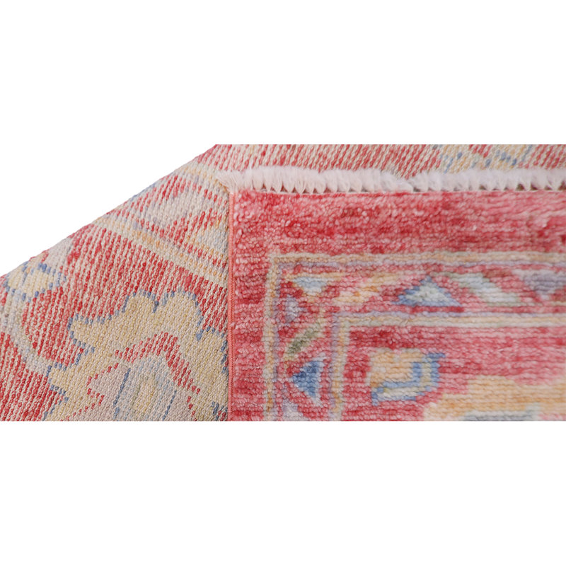 Wool Oriental Area Rug in Red