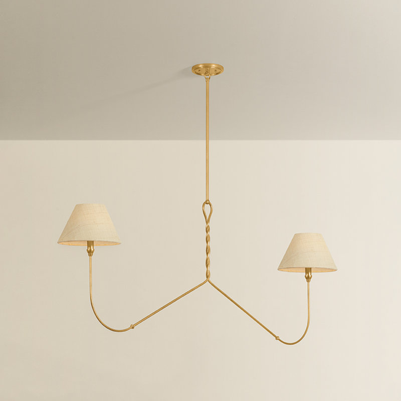 Dekalb Chandelier, 21.75" H x 48" W x 48" D, 3 Lights
