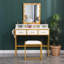 Bertraud Dressing Table with Mirror