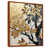 Toile avec cadre flottant brun