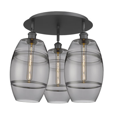 Dundrod Glass Flush Mount