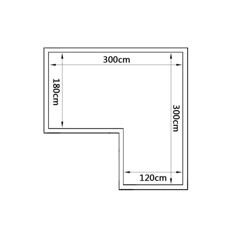 Doniphan 10ft W x 10ft D Greenhouse