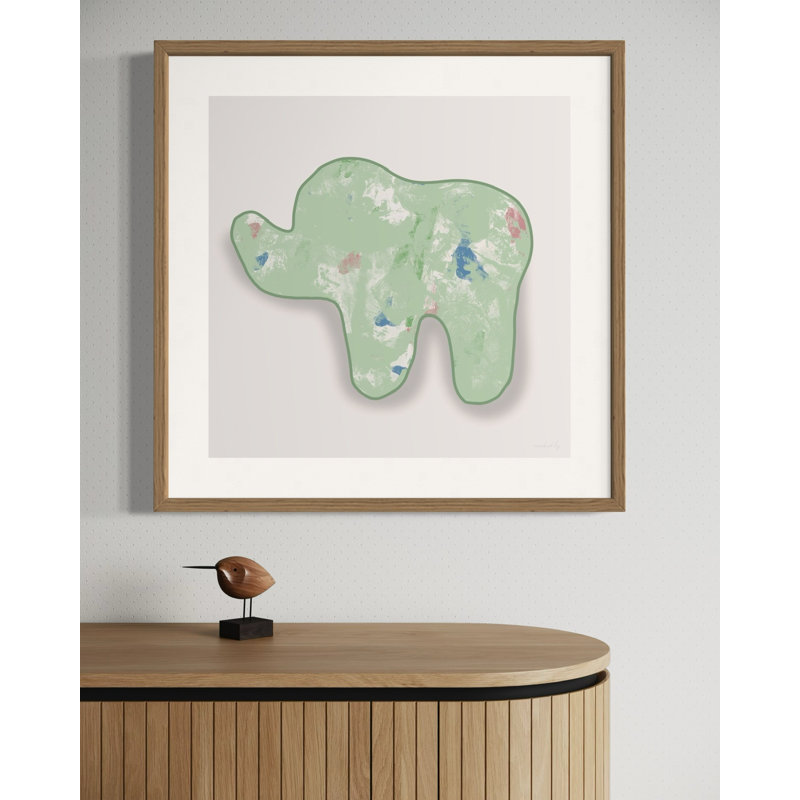 Elephant Animal Cracker, Black, Green