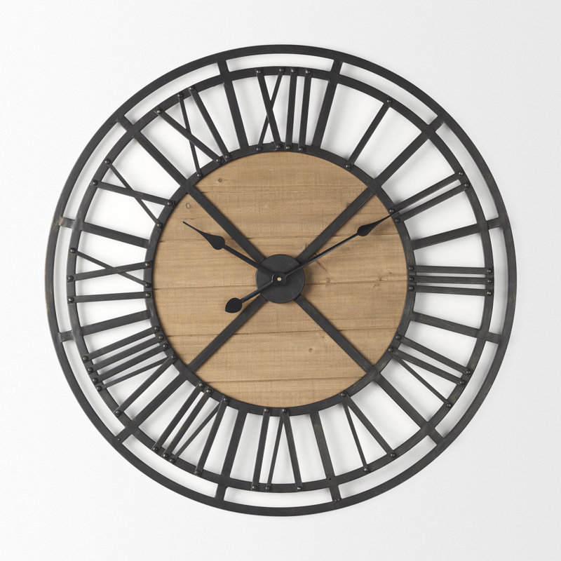 Horloge murale Goodman, 30", Brun