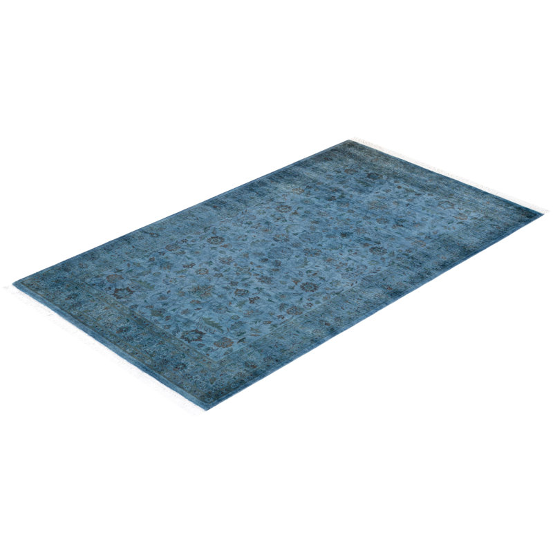 Fine Vibrance One-of-a-Kind 3' 1" X 5' 3" Hand Knotted Area Rug
