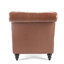 Chaise avec mousse à haut rebond, structure intérieure en bois massif et housse en polyuréthane