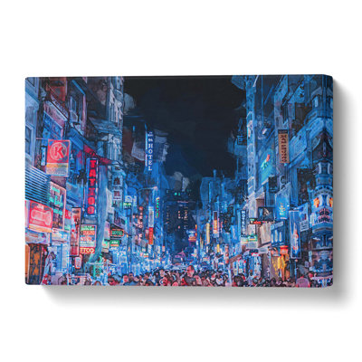 Ho Chi Minh City In Vietnam In Abstract - No Frame Print on Canvas