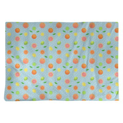 Napperon en coton 18 po Citrus fruit