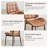 18" H Upholstered Side Chair With Walnut Finish Wood Back-1381219082-1381219081